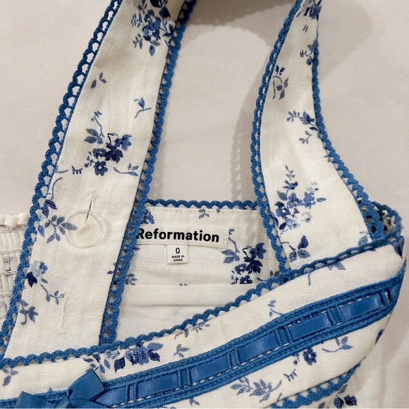 Reformation Eloise Linen Top - Picture 3 of 3